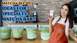 START A CEREMONIAL MATCHA TEA BAR BUSINESS WITH THESE 5 SPECIALTY MATCHA DRINKS