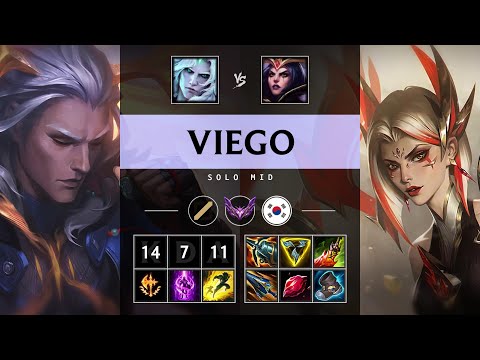 Viego Mid vs LeBlanc: Rampage - KR Master Patch 14.24