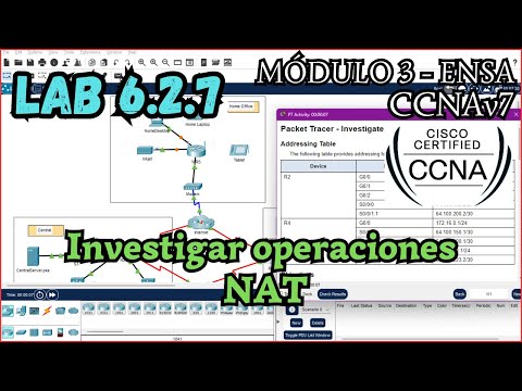 6.2.7 Packet tracer - Investigar operaciones NAT (Resolucion)