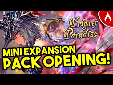 MINI IS OUT! Opening Edge of Paradise Mini Expansion Card Packs (Shadowverse)