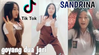 Tik Tok sandrina goyang dua jari
