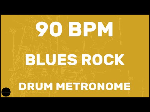 Blues Rock | Drum Metronome Loop | 90 BPM