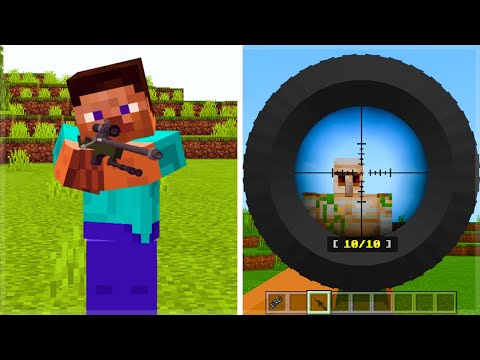 ECKOSOLDIER - THE BEST GUNS ADDON! For Minecraft Pocket Edition/Bedrock (iOS, Android, PC, Xbox, Switch,PS4)