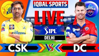 Delhi Capitals vs Chennai Super Kings Live | DC vs CSK Live Score & Commentary | IPL 2023, Innings 2