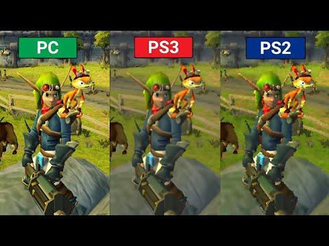 Jak II - PS2 vs PS3 vs PC Graphics Comparison