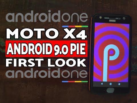 Motorola Moto X4 Android 9.0 Pie First Look & Initial Impressions (Android One)