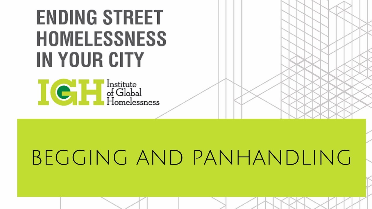 Begging and panhandling