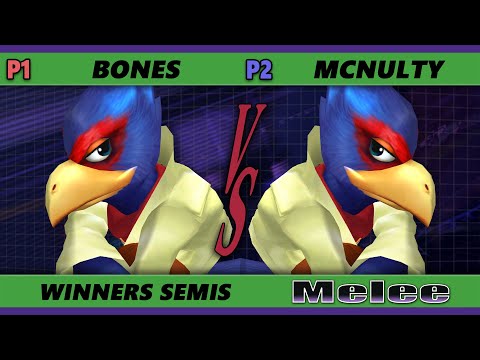 S@X 416 Winners Semis - Bones (Falco) Vs. McNutly (Falco) Smash Melee - SSBM