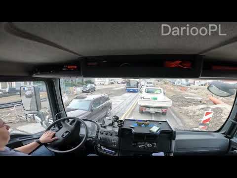 POV Kierowca ciężarówki Trasa Kraków- Jaworzno autostrada A4  pt.1/  Highway A4 in Poland