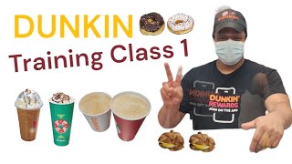 Dunkin donuts training video 2023 . class 1