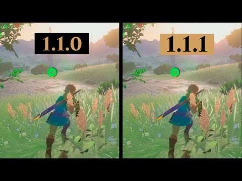 Ya disponible la versión 1.1.1 de Breath of the Wild