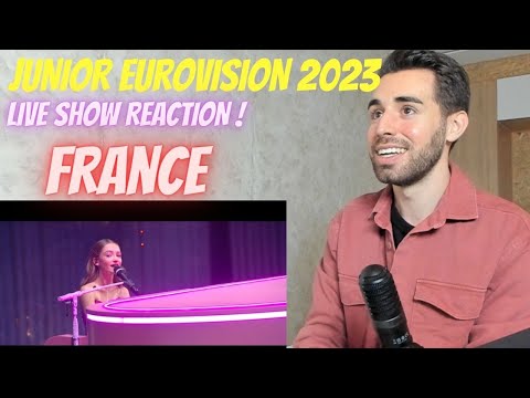 Live Reaction to FRANCE 🇫🇷 at JUNIOR EUROVISION 2023! ZOÉ CLAUZURE - CŒUR Performance