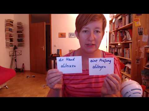 ablegen - ablecken | Aussprache-Training | B1 B2 C1 C2
