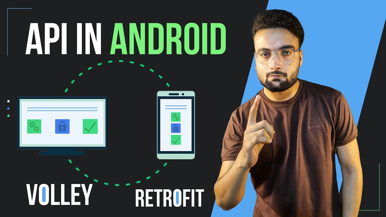 API Integration in Android - Volley and Retrofit Libraries - Android Studio Tutorial in Hindi