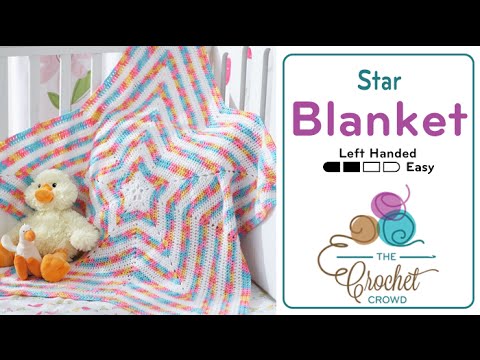 Left Hand Crochet for Beginners Baby Blanket Pattern The Crochet Crowd