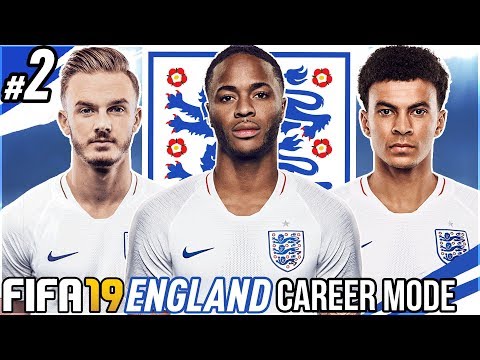 FIFA 19 ENGLAND INTERNATIONAL CAREER MODE #2 - COMEBACK KINGS!?! WORLD CUP 2022!