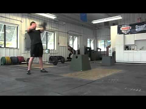 CrossFit - "Wittman" Hero WOD Demo with Brandon Pastorek and Krista Colson