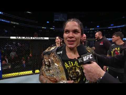 UFC 245: Amanda Nunes Octagon Interview