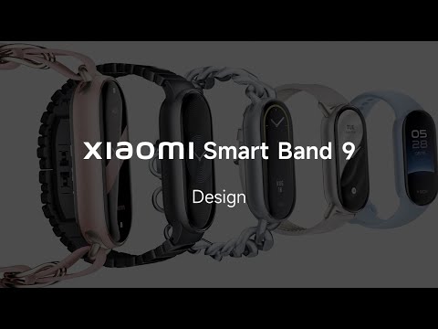 Išmanioji apyrankė Xiaomi Smart Band 9,  sidabrinės spalvos video