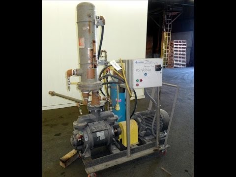 Used- Vooner Vanegard Single Stage Medium Vaccum Pump - stock # 45738002