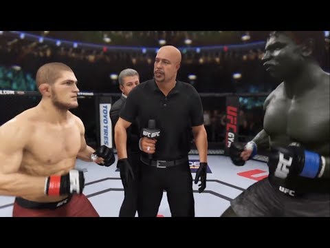 Khabib vs. Hulk (EA Sports UFC 3) - CPU vs. CPU