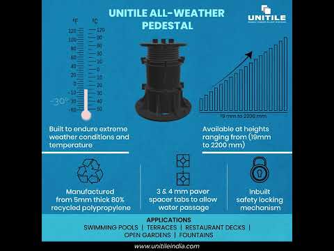 Unitile All Weather Pedestal (UAWP)