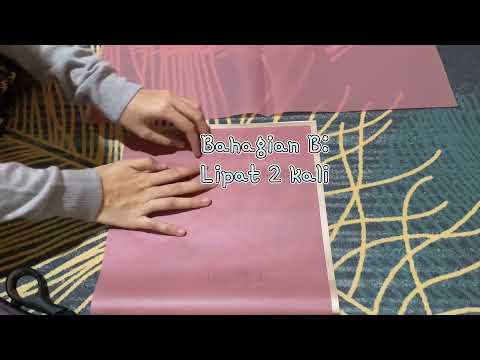 Tutorial Bouquet Jimat 2 helai wrapping paper