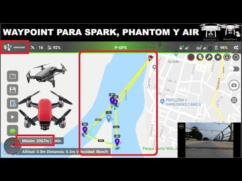 waypoint-con-spark-phantom-34mavic-air-en-español