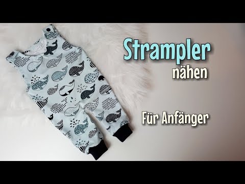 Strampler - Nähanleitung OHNE Schnittmuster - Für Anfänger - Nähtinchen