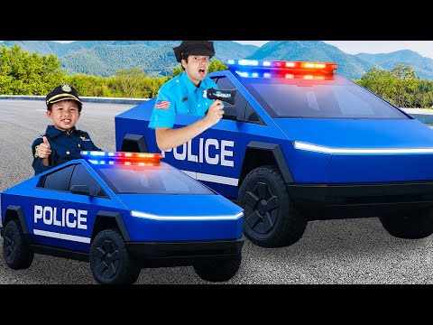 Kaden & Eric Junior Police Adventure: Solving Mysteries!