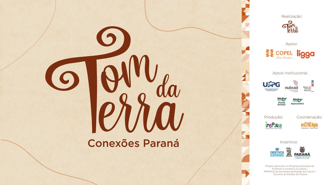 Live de acolhida do curso Tom da Terra: Conexões Paraná
