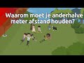 Strijd tegen coronavirus: dit is waarom je anderhalve meter afstand moet houden