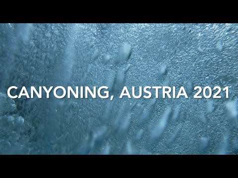 Canyoning, Austria 2021