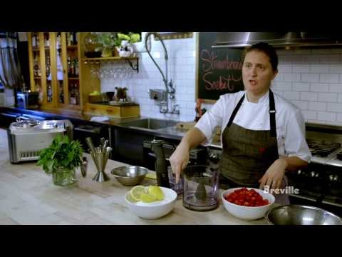 Breville Presents Strawberry Sorbet - "Mind of a Chef Techniques with April Bloomfield"