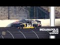 Bowman makes heavy contact with the wall late at Indy | NASCAR