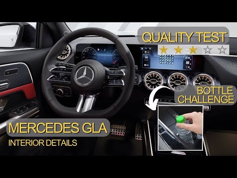 Mercedes GLA 250e AMG-LINE 218 PS (2025) | Smooth plastics, not perfect fitting...
