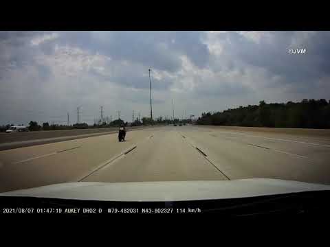 Hwy 407: Motorcyclist Fly By - 08.07.2021