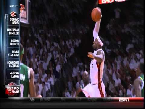June 09, 2012- ESPN -Playoffs East Conf Finals Game 07 Miami Heat Vs. Boston Celtics-Win(04-03)