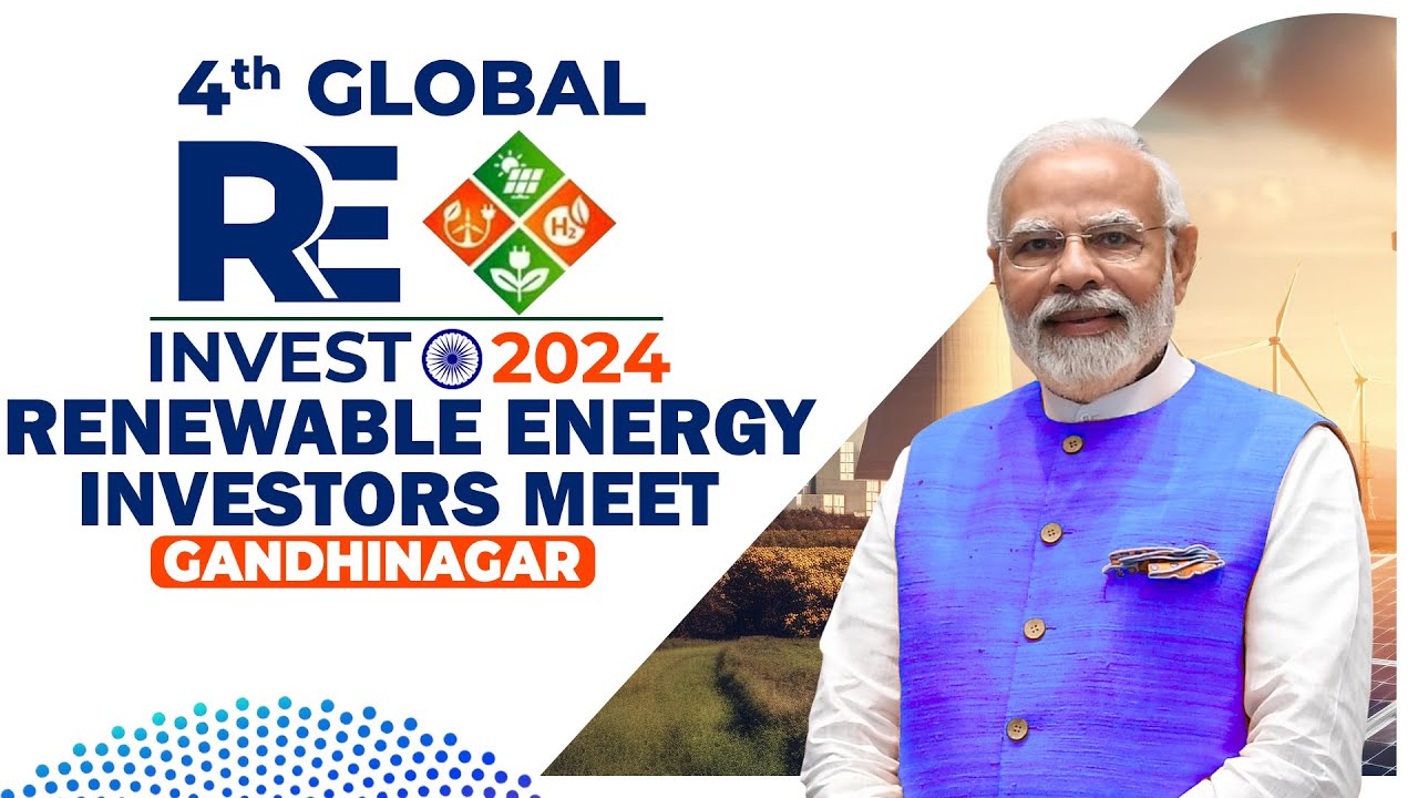 LIVE: PM Modi inaugurates 4th Global Re-Invest Renewable Energy Investors Meet |Gandhinagar |Gujarat