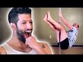 Couples Try Pole Dancing For The First Time