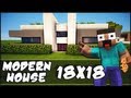 Minecraft Lets Build: Small Modern House 18x18 Lot ...