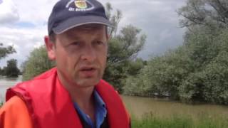 preview picture of video 'Hochwasser bei Osterhofen: Kreisbrandmeister Xaver Altschäfl zur Lage am Donnerstag, 15 Uhr I pnp.de'