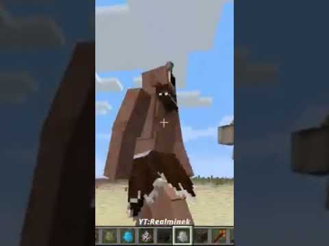 Mutant Iron Golem VS Hungry Cyclops Minecraft