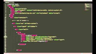 Twitter Bootstrap Tutorials - Login Form - Lesson 2 - Creating a Homepage