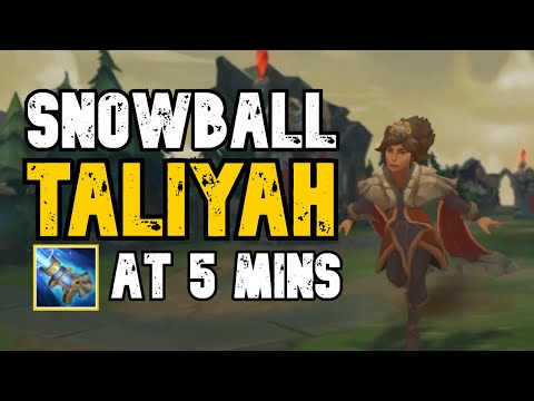 Season 10 Taliyah Guide - Best Builds & Runes - HOW TO SNOWBALL GAMES - GLP AT 5 MINS IN GRANDMASTER