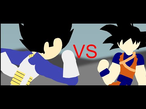 Goku vs Vegeta: The Final Battle (Stick Nodes Animation)