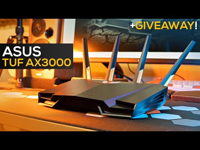 ASUS TUF GAMING AX3000 (Gaming Router) Wifi AX3000 2 băng tần, router WiFi gaming có thể mở rộng, Wifi 6 (802.11ax), AiMesh WIFI Mesh, MU-MIMO, AiProtection, USB 3.1