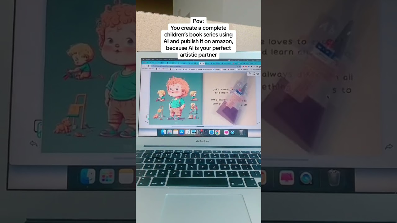 Children’s book series created completely with AI #ai #aibooks #chatgpt #midjourney