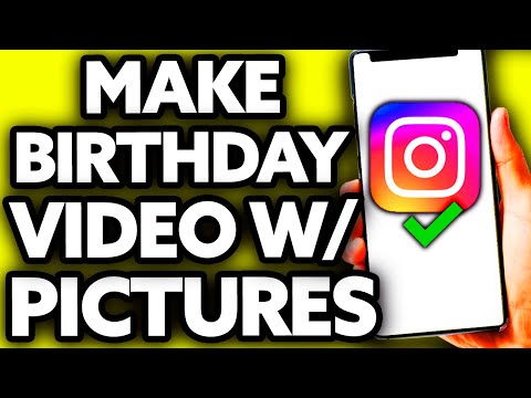 How To Make Birthday Video With Pictures And Music in Instagram