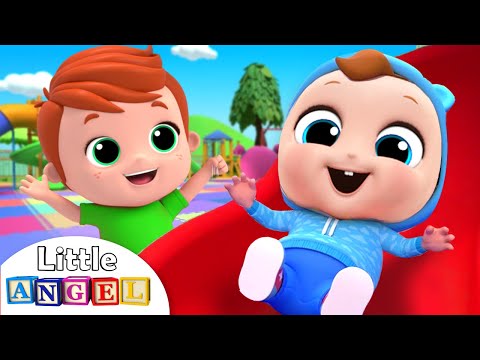 Hide and Seek at the Playground | Peek a Boo | Nursery Rhymes by Little Angel Video